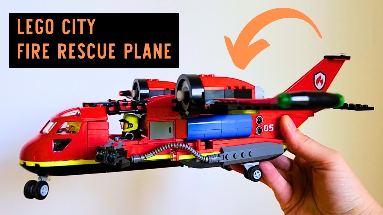 LEGO City Fire Rescue Plane is an Awesome Plane Toy to Build