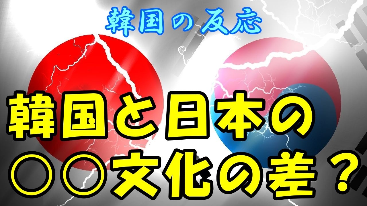 【韓国の反応】韓国と日本の○○文化の差？【海外の反応・ネットの反応・翻訳・解説】