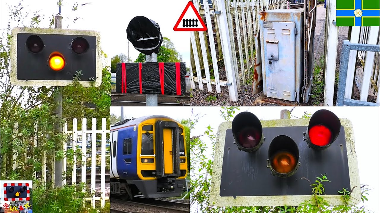 Last Day in Pre-Renewal Operation: Unique Sherburn-in-Elmet Level Crossing, North Yorkshire