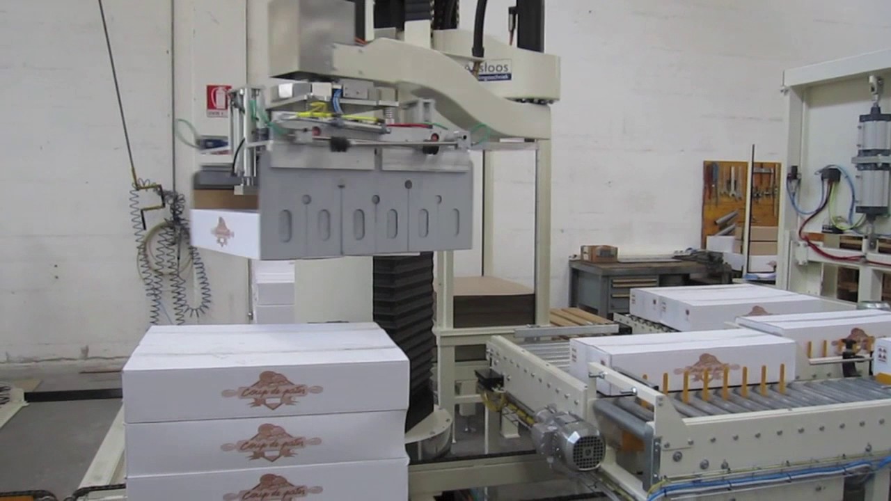 Ausloos - Box palletizing with Europack robot