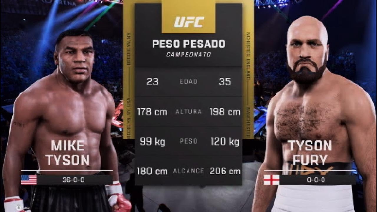 UFC5 l Mike Tyson vs. Tyson Fury | EA SPORTS UFC 5 Iron Mike Tyson Standing Fight