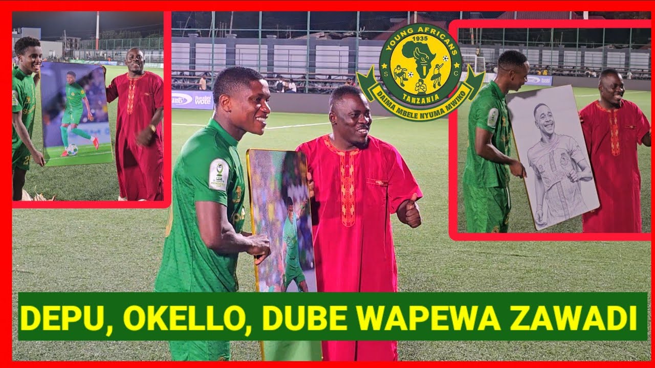 TAZAMA DEPU BAADA YA HATRICK APEWA ZAWADI, OKELLO NA DUBE NAO WAPEWA ZAWADI, OKELLO AFUNGUKA