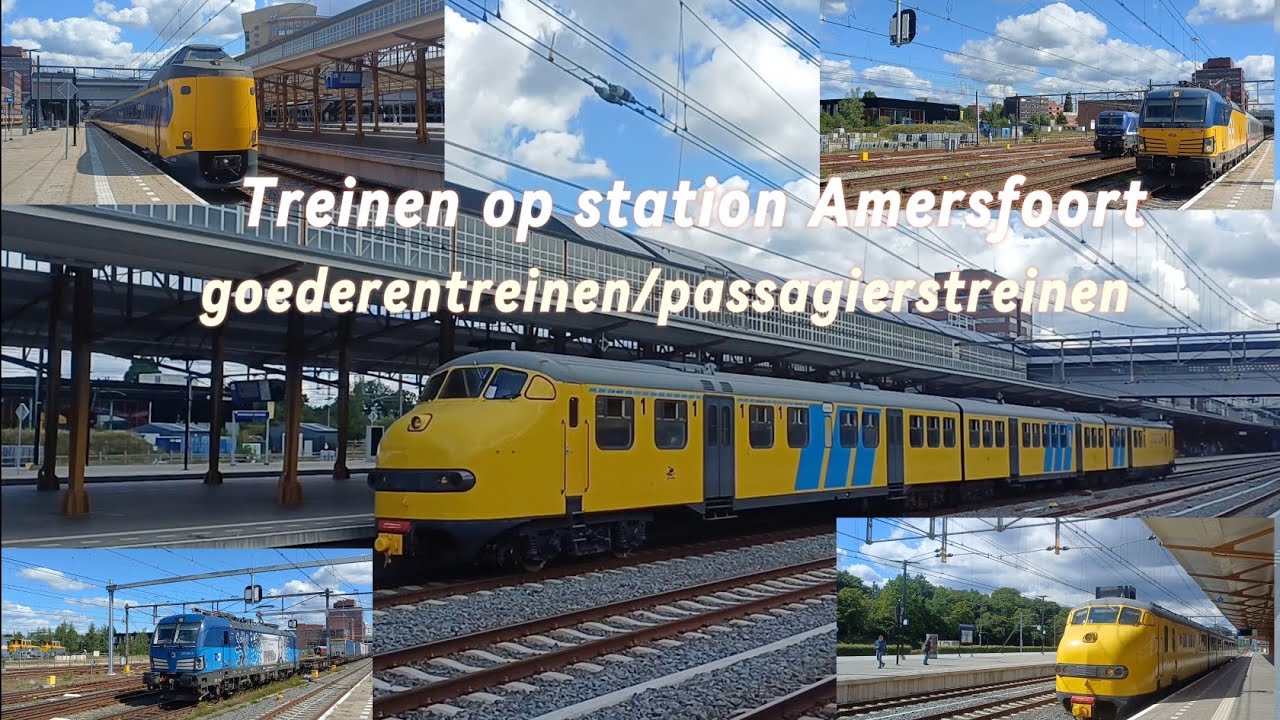 Treinen op station Amersfoort centraal 