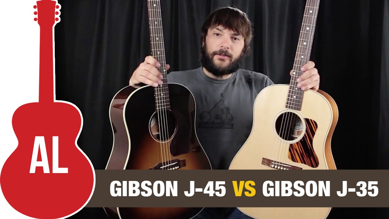 Gibson J45 против J35: слышите разницу?