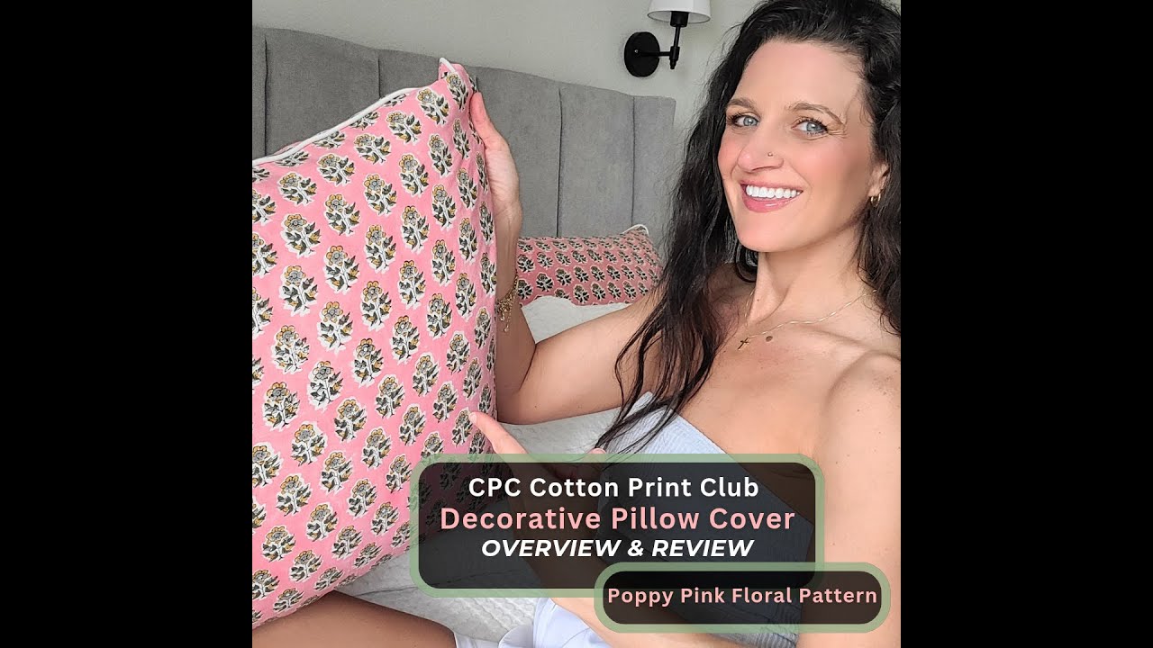 Cotton Print Club Farmhouse Pillow Covers Review Modern Boho Throw Pillows for Home D&eacute;cor 