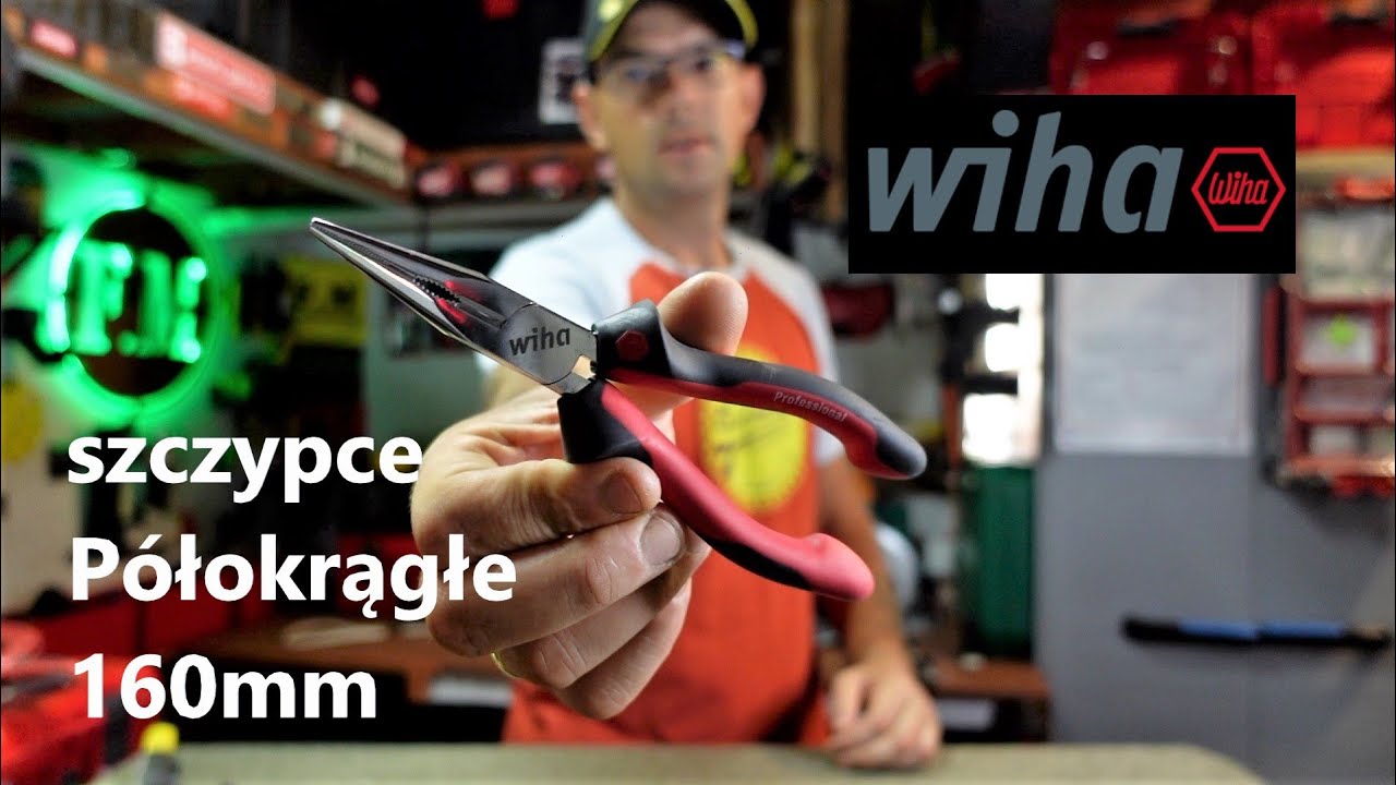 TEST!!!Szczypce półokrągłe wiha 160mm 32322