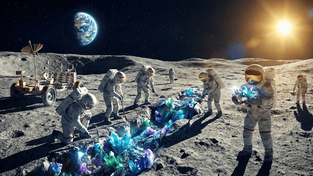 USA Mining $814 Billion in Moon Minerals | NASA’s Lunar Gold Rush