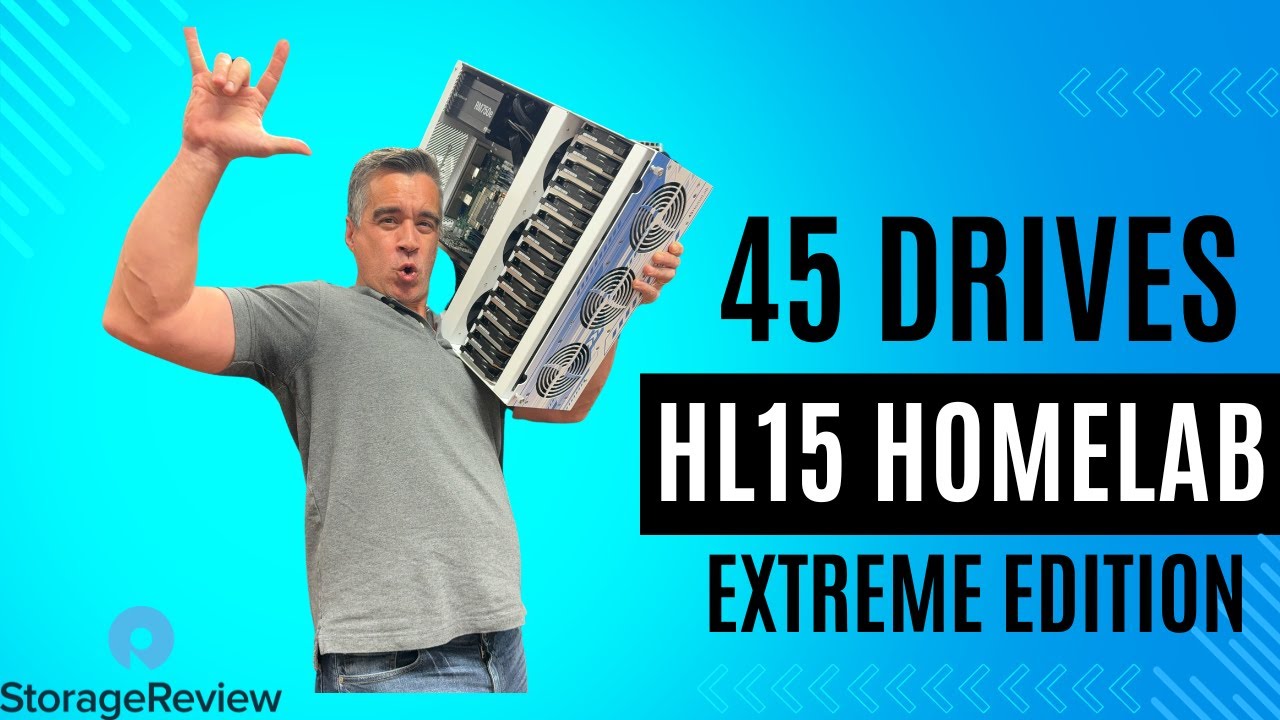 Обзор и настройка HL15 от 45Drives: Extreme Edition