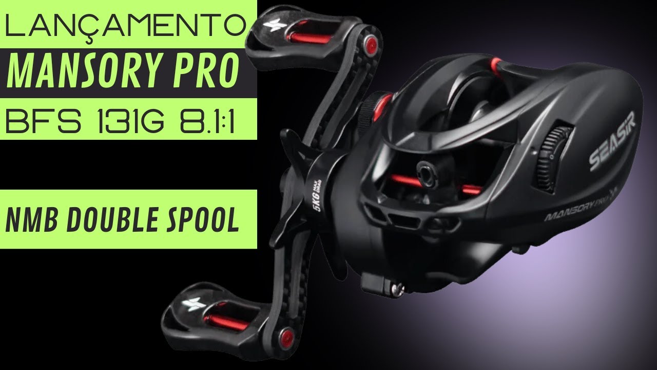 Lançamento SeaSir Mansory PRO, 131G 8.1:1 BFS 2 CARRETEIS