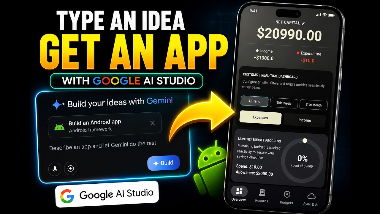 Build your first Android app using Google Gemini!