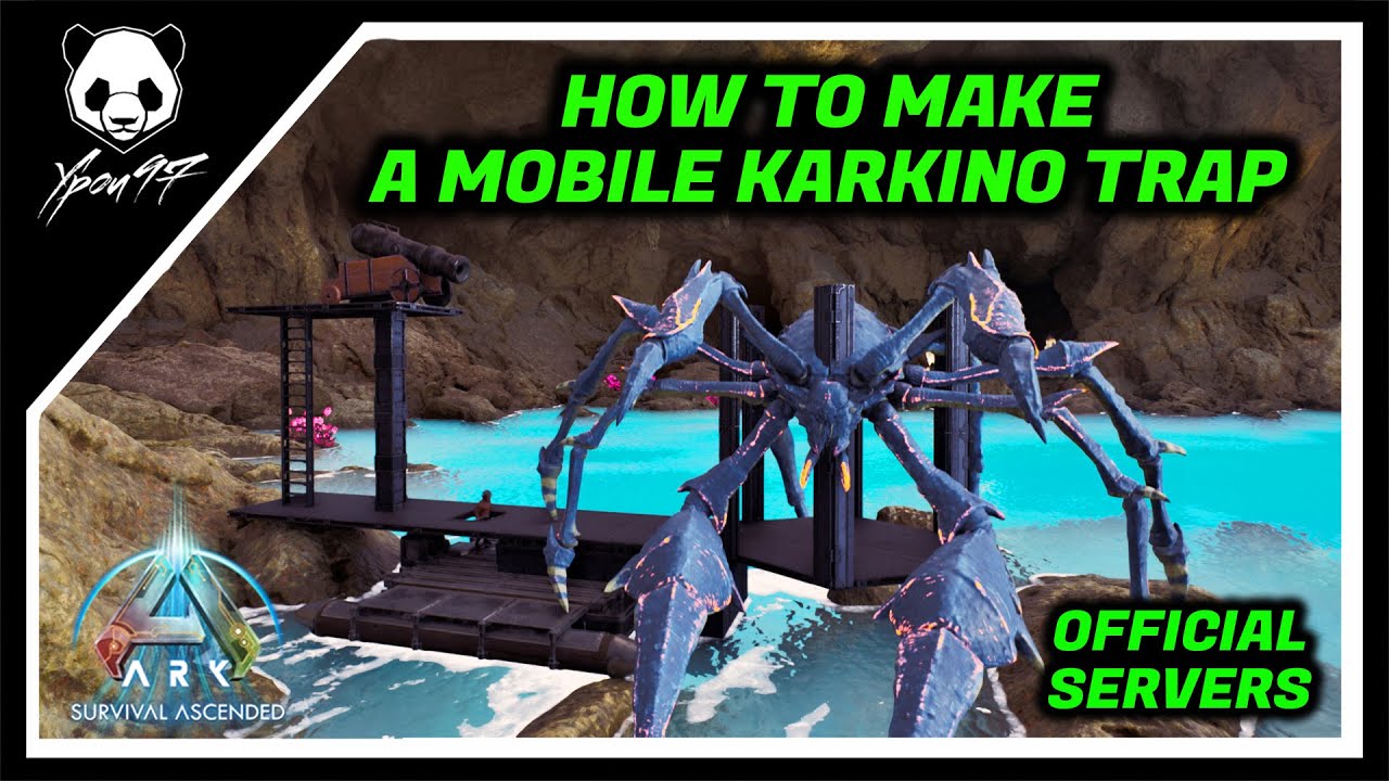 How To Make A Mobile Karkino Trap In Ragnarok | ARK: Survival Ascended