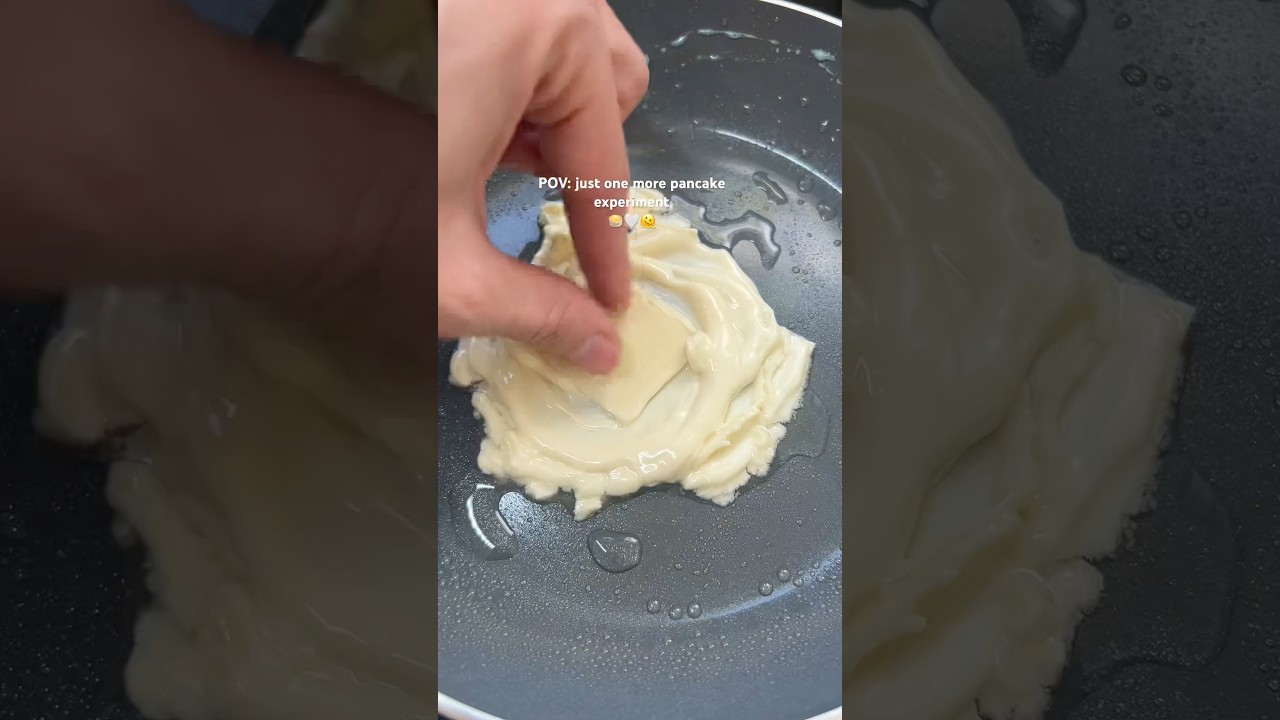 White chocolate hits different🥞🤍#pancake #pamcakesrecipe #pancaketime #foodtips #lifehacks #fyyyyp