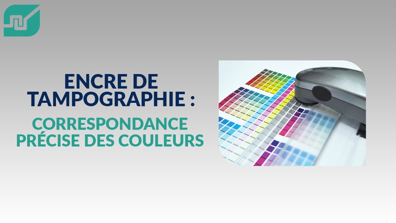 Encre de tampographie : Correspondance précise des couleurs
