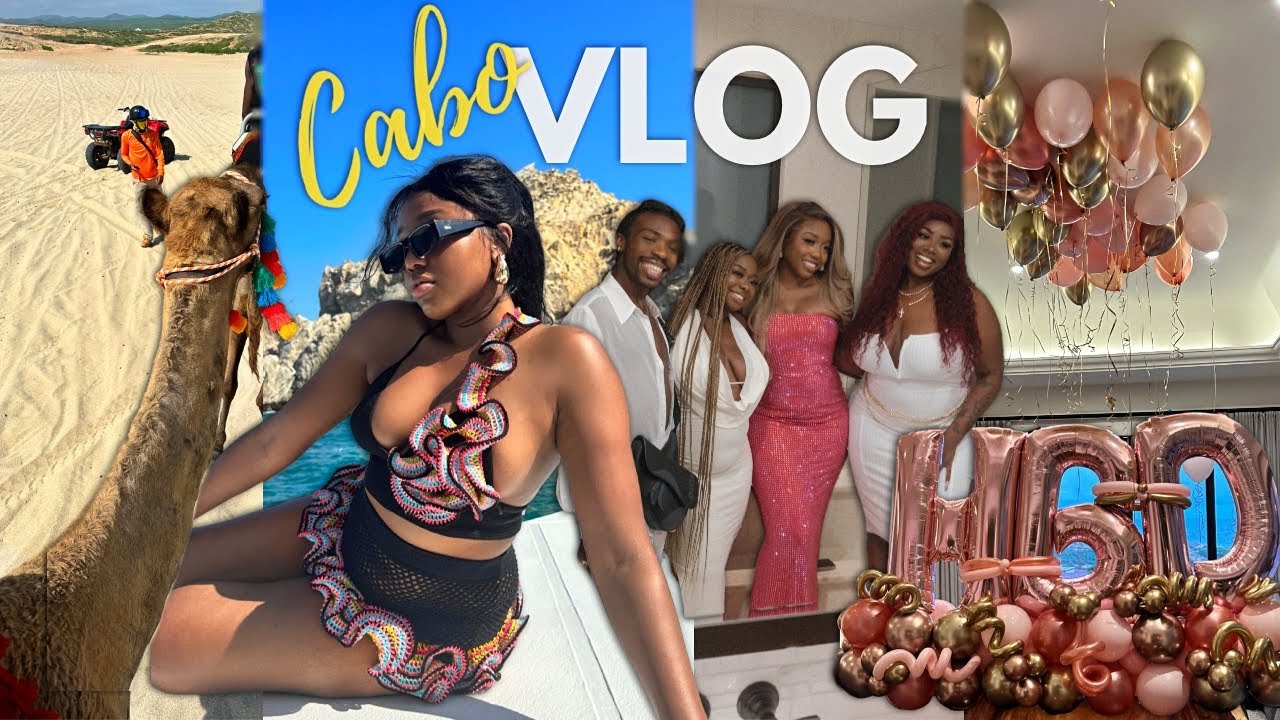 BIRTHDAY IN LOS CABOS, MEXICO + yacht day + camel & ATV riding + resturants | COURTREEZY 2.0