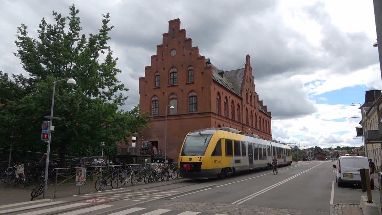 Helsingør station, tog, juli 2022