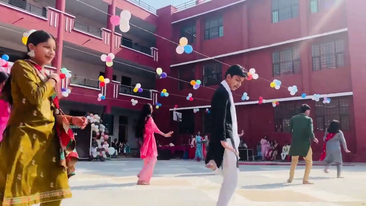 Baluni Public School dance performance (  12th class farewell 2023-2024 ) #dance #viral #trending