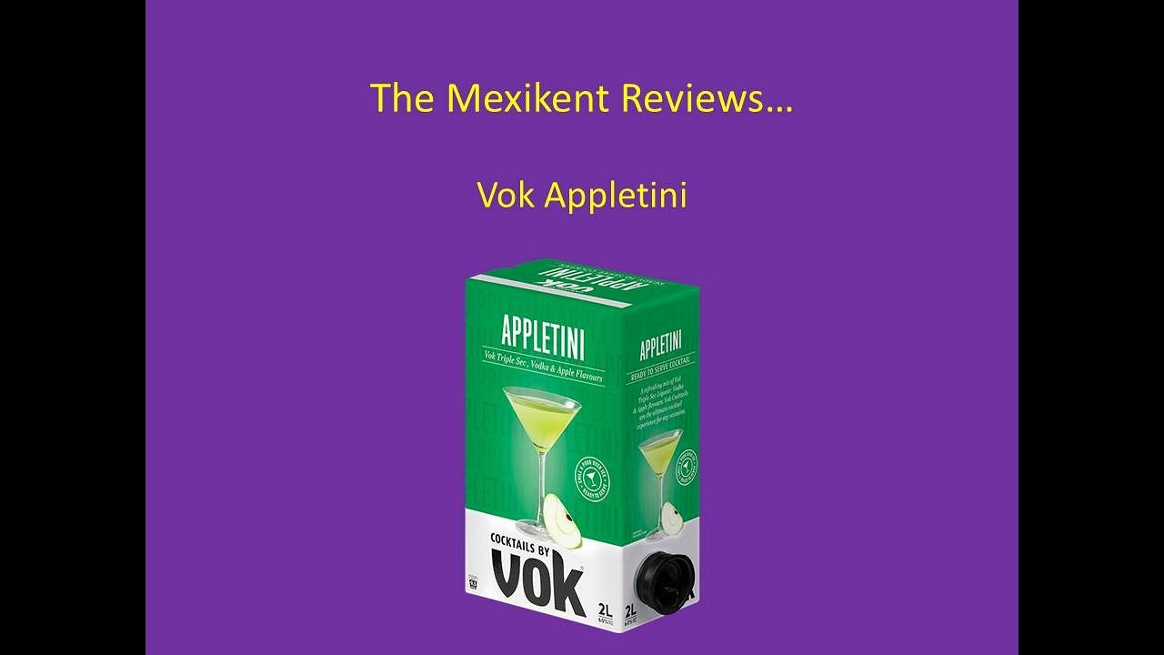 Vok Appletini premade cocktail