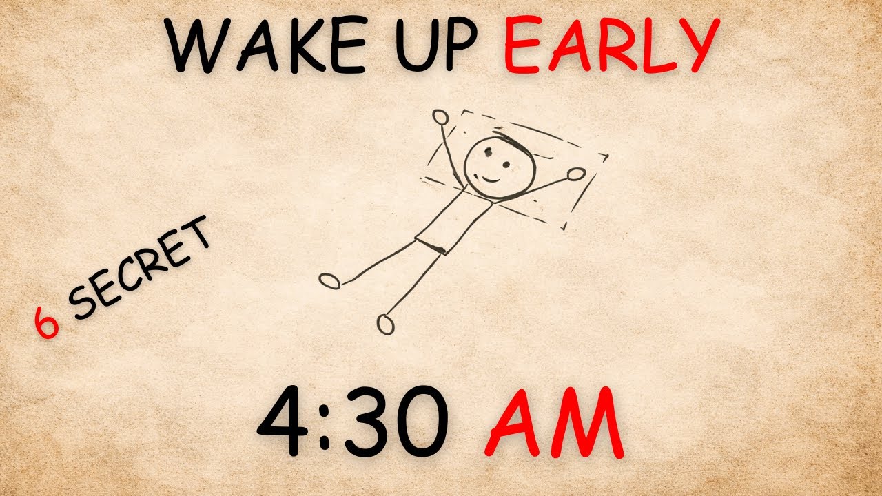 Wake Up at 4:30 AM Consistently (Even If You Sleep Late) || how to wake up early in the morning