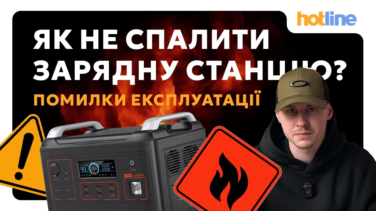 5 ПРИЧИН ПОЛОМКИ ЗАРЯДНИХ СТАНЦІЙ: помилки експлуатації EcoFlow, Bluetti та інших | Від hotline.ua