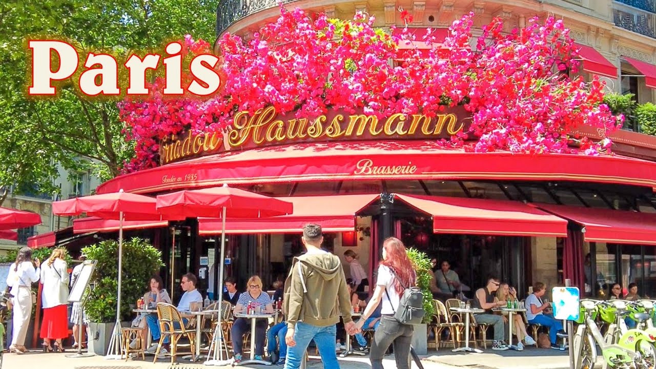 Paris Walking Tour, Boulevard Haussmann, June 4, 2022 [4K UHD]