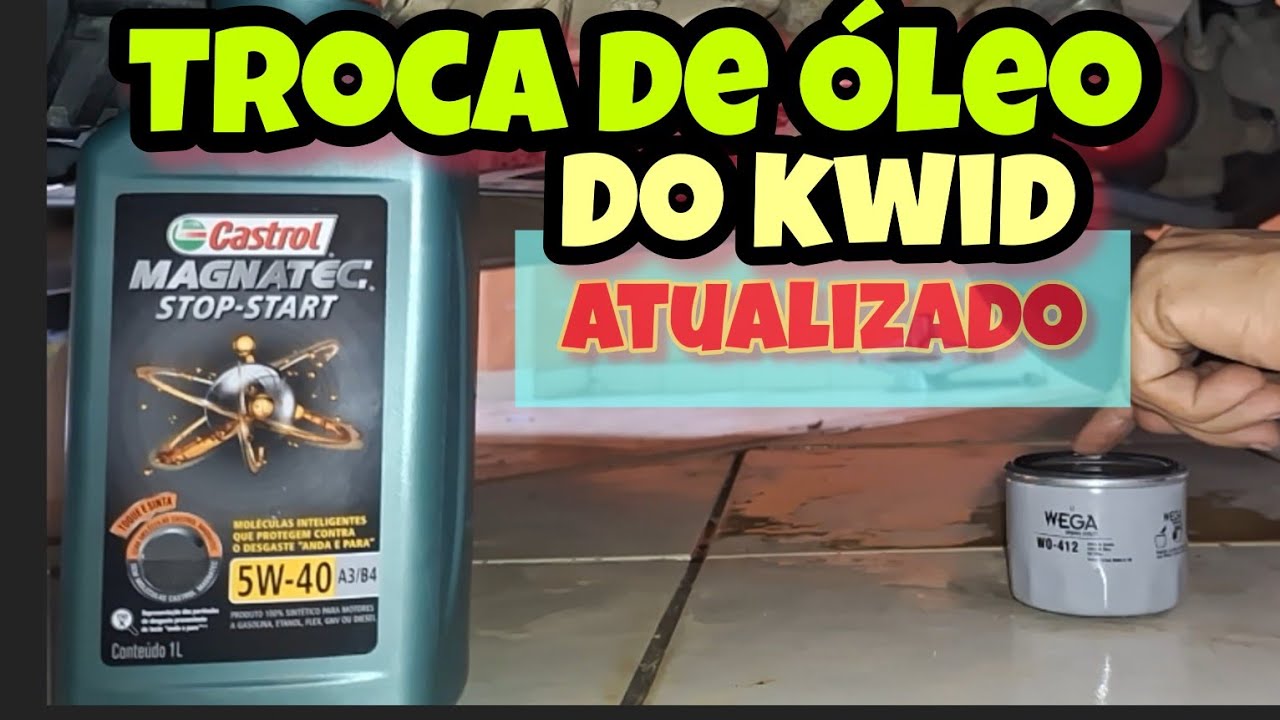 Troca de Óleo do kwid (ATUALIZADO)