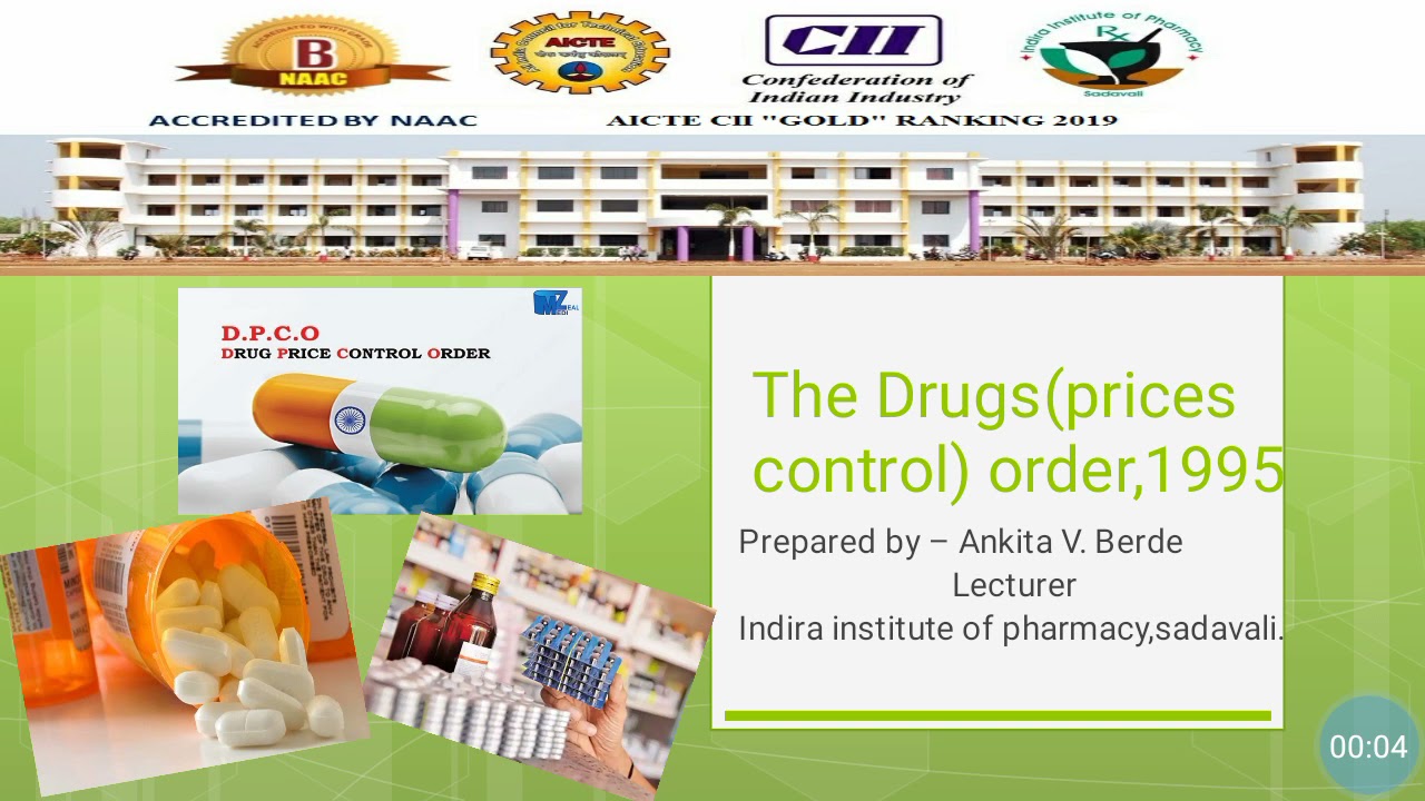 Offences and Penalties under Drugs prices control order, 1995