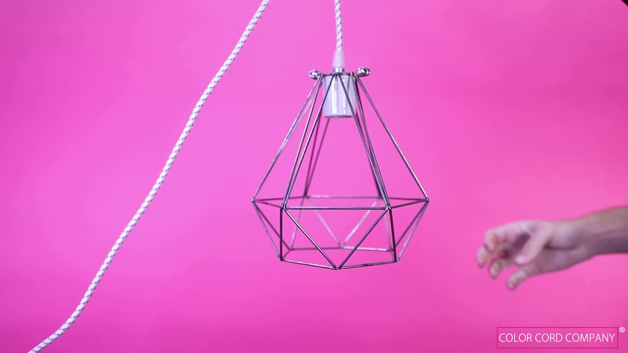 Porcelain Plug-In Pendant Light Cord Set