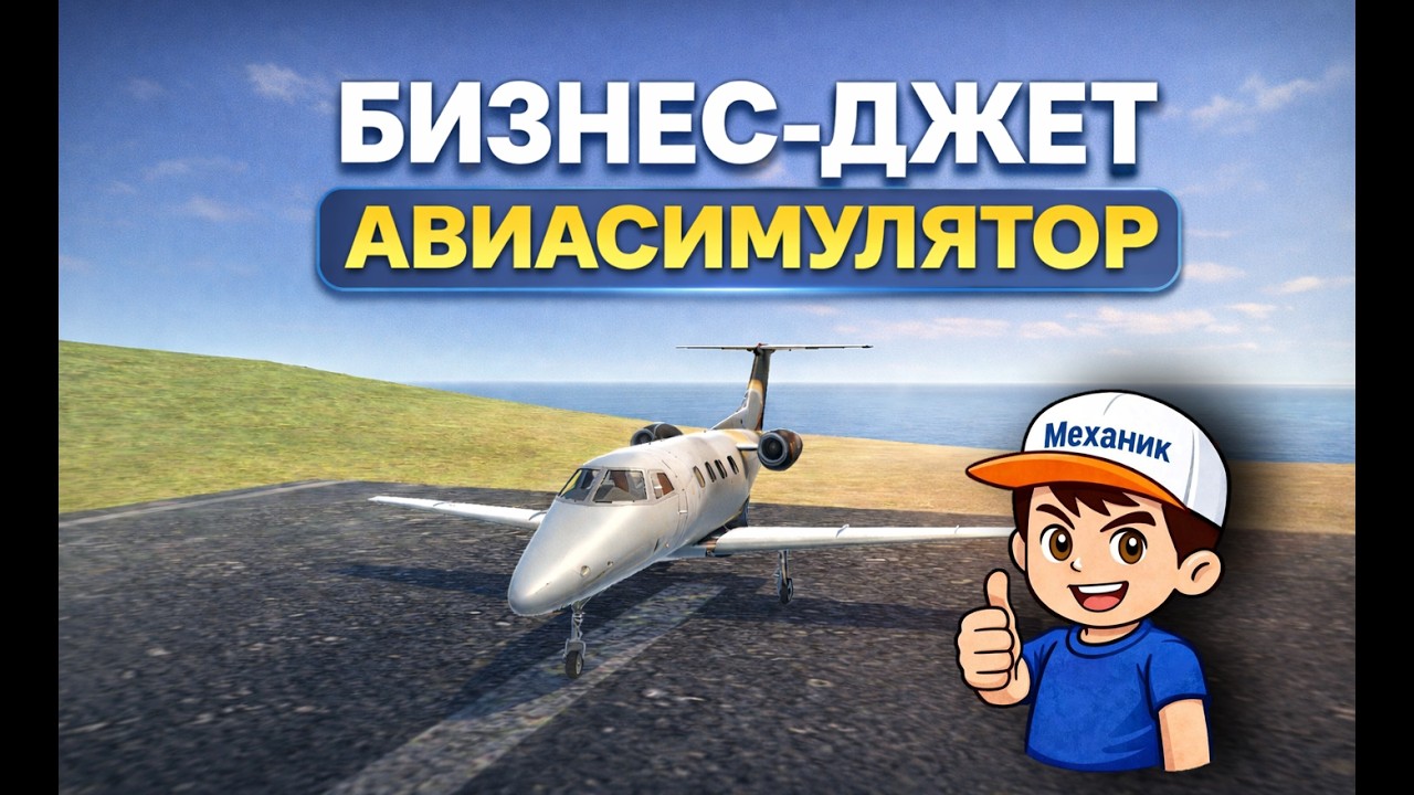 Я стал ПИЛОТОМ | Бизнес-Джет Авиасимулятор