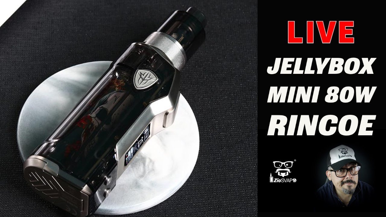 JELLYBOX MINI 80W BY RINCOE #rincoe #ziosvapo #ziosvapostore #jellybox