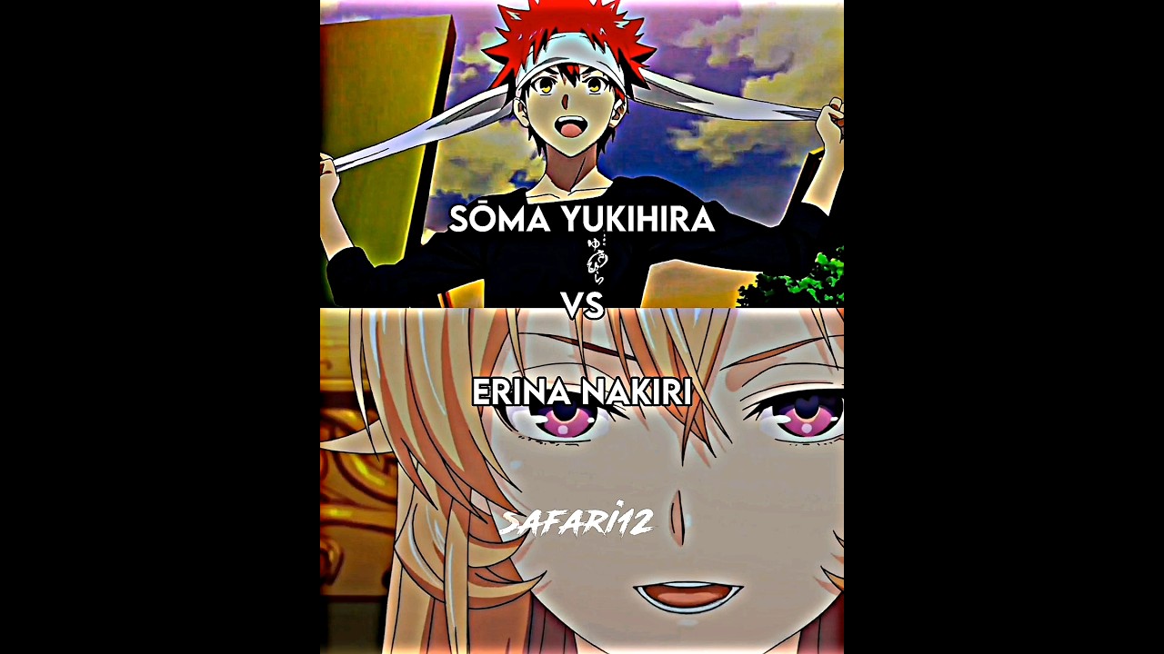 Sōma Yukihira vs Erina Nakiri | Food Wars 