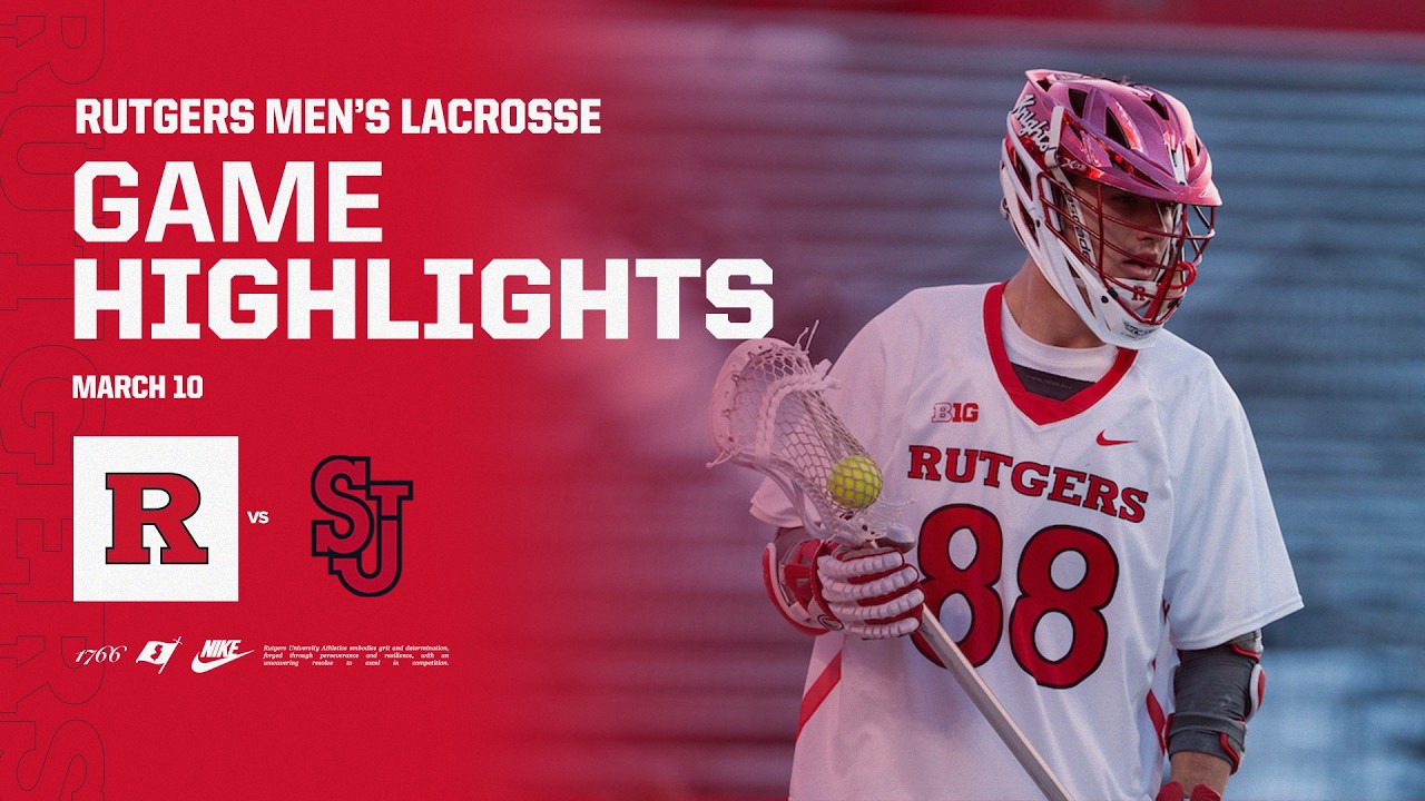 Rutgers Men's Lacrosse vs. St. John's Highlights | 3/10/26