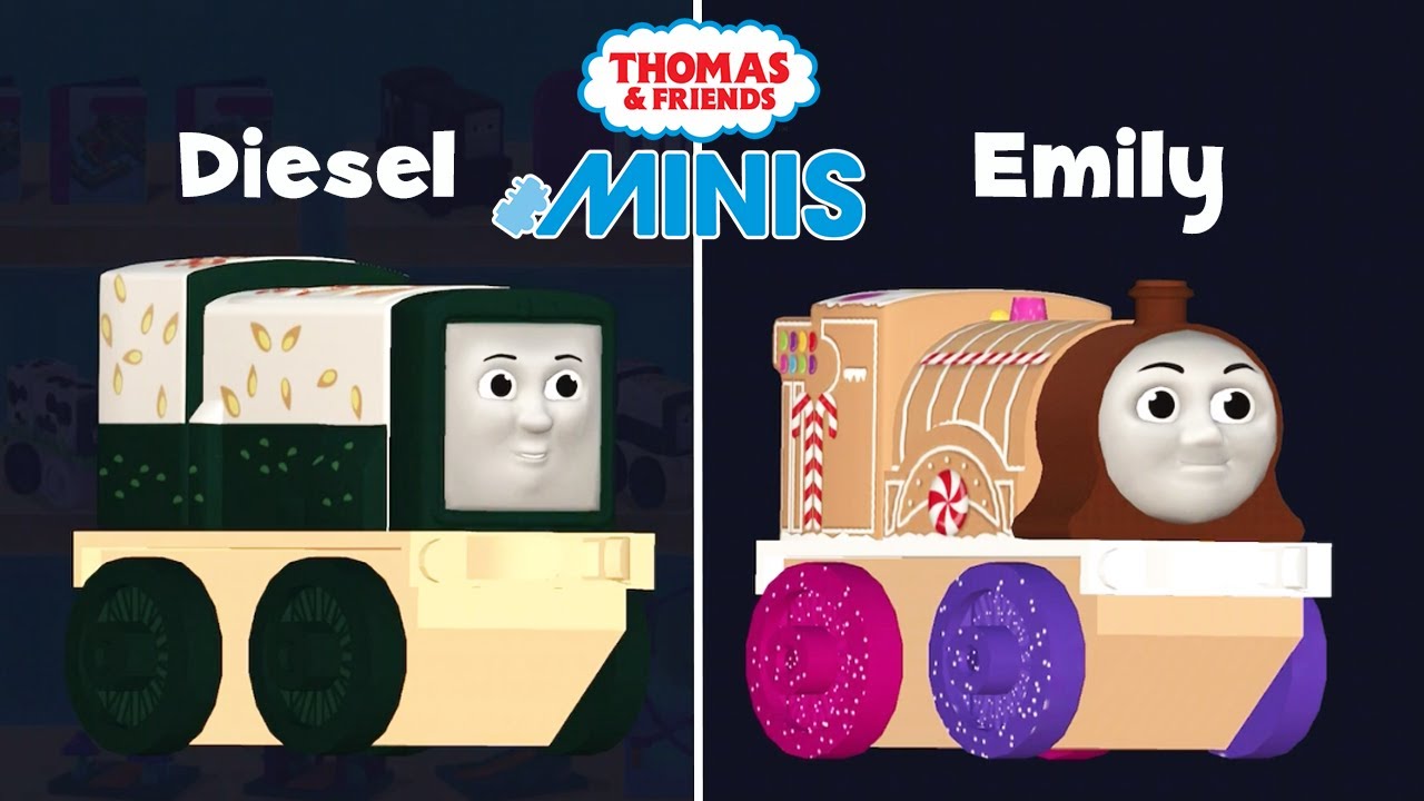 Thomas & Friends Minis - New FOOD ENGINE Sushi Diesel and Sweat Emily