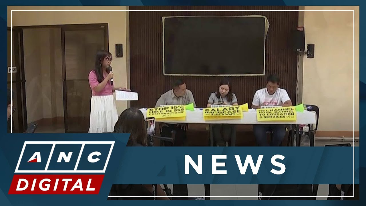 Teachers renew call for P50,000 monthly salary in 2025 | ANC