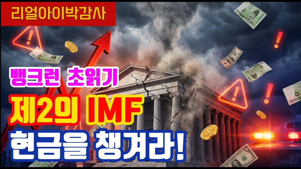 [리얼아이박감사]뱅크런 초읽기! 제2의IMF를 대비해라!