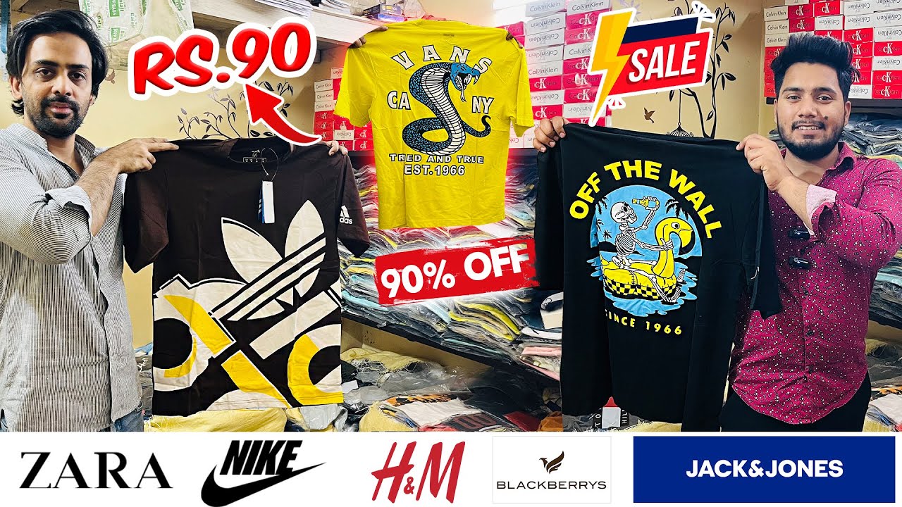 100% Branded T-shirt Only Rs.90 😱🔥100% Original Clothes Trending Latest Clothes