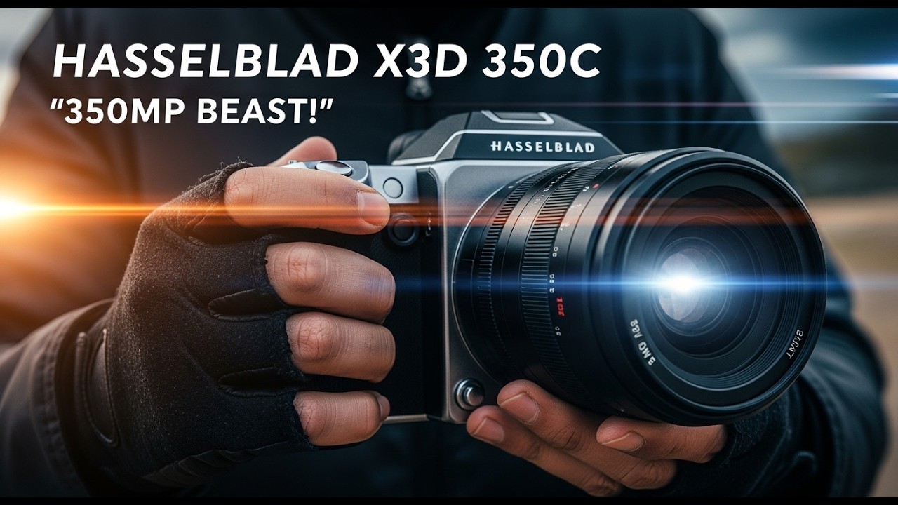 Hasselblad X3D 350C in Action 🎥 350MP, 16K & Unbelievable Stabilization!