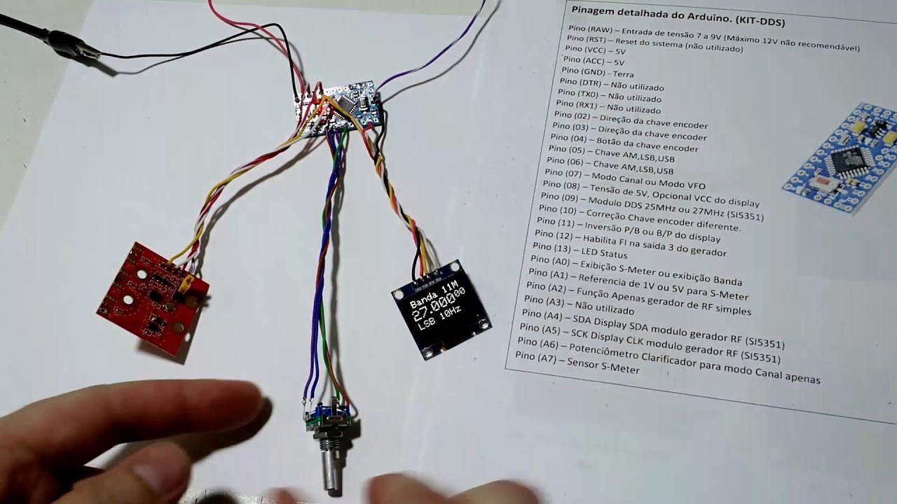 Kit DDS (VFO + Gerador de RF)