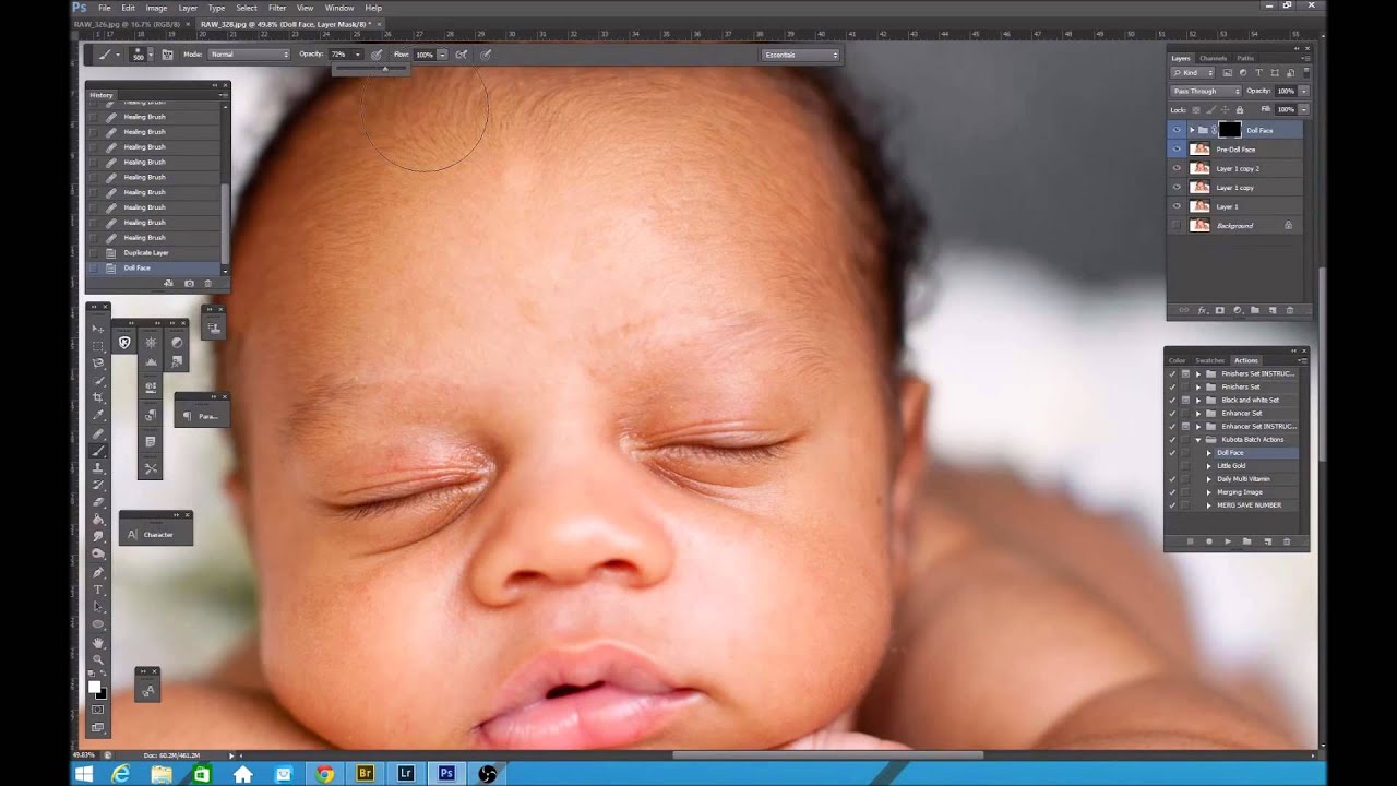 Editing A Baby Photo - TepeSuz Photography