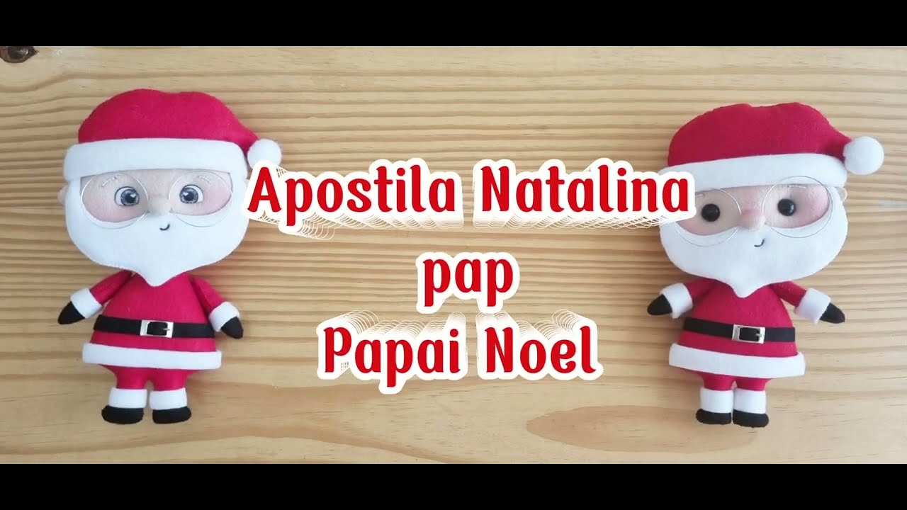 Passo a Passo Papai Noel da Apostila Natalina