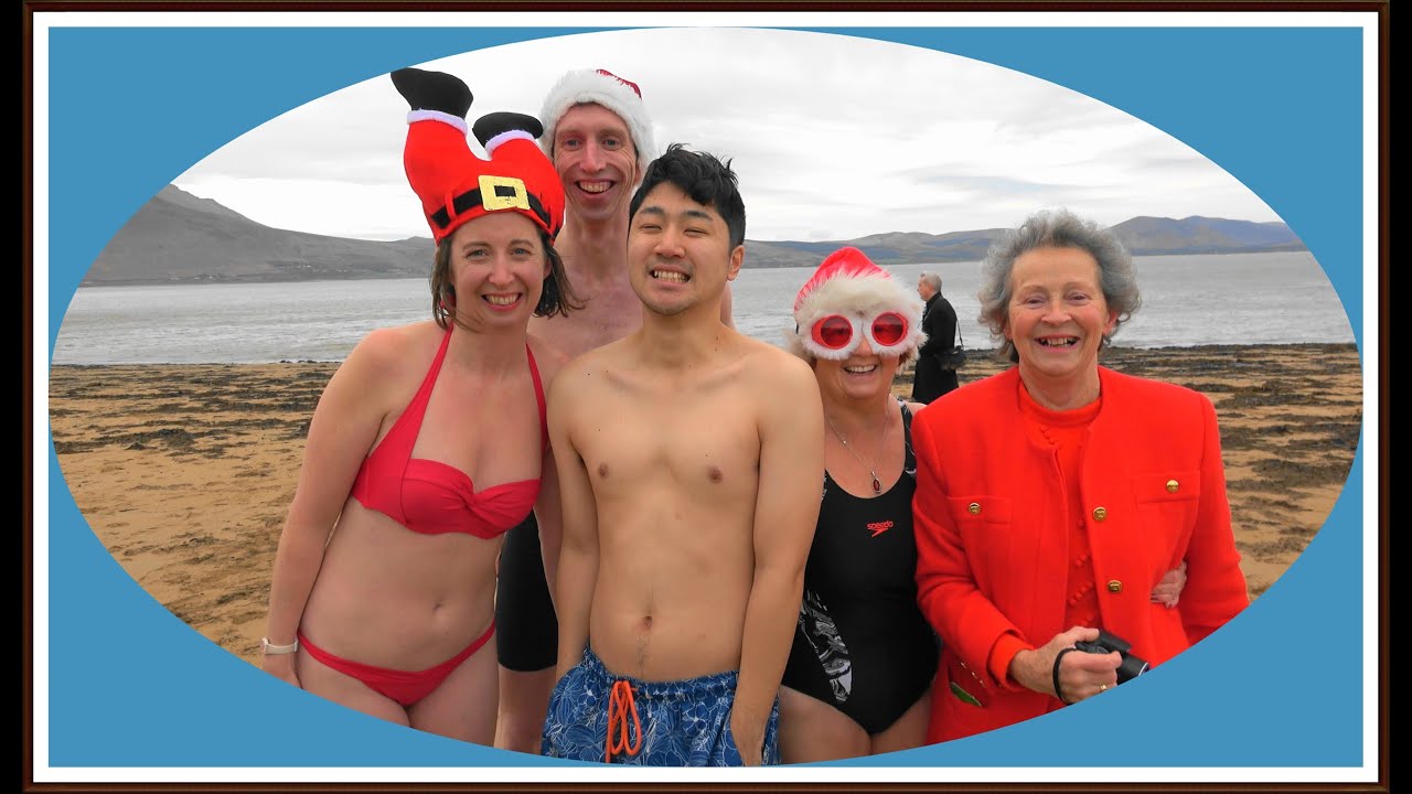 (2019) Christmas Day Swim  in aid of RNLI Fenit Lifeboats...Video by Jerry Walsh