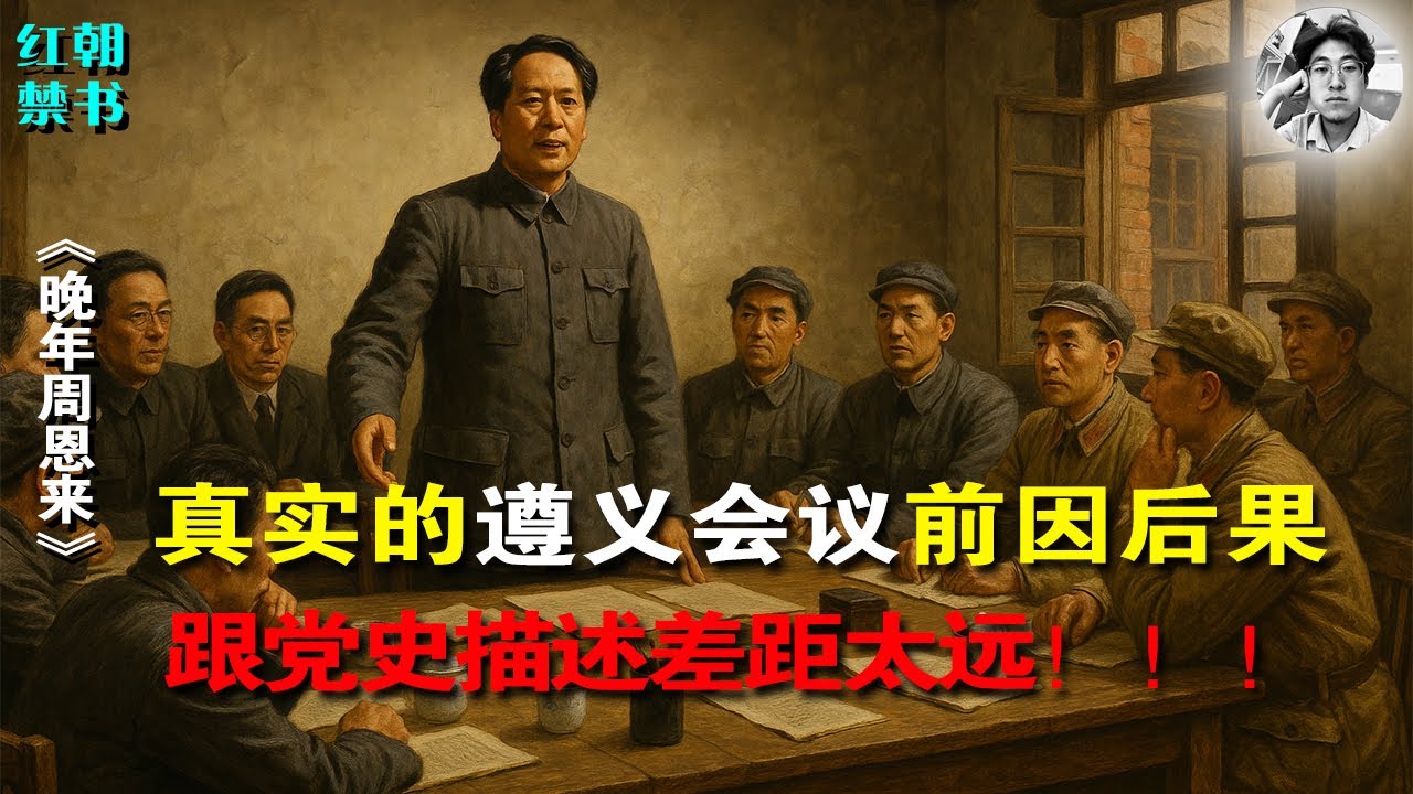 红朝禁书|晚年周恩来一书中披露遵义会议的始末，并不是如中共党史里面讲的那样