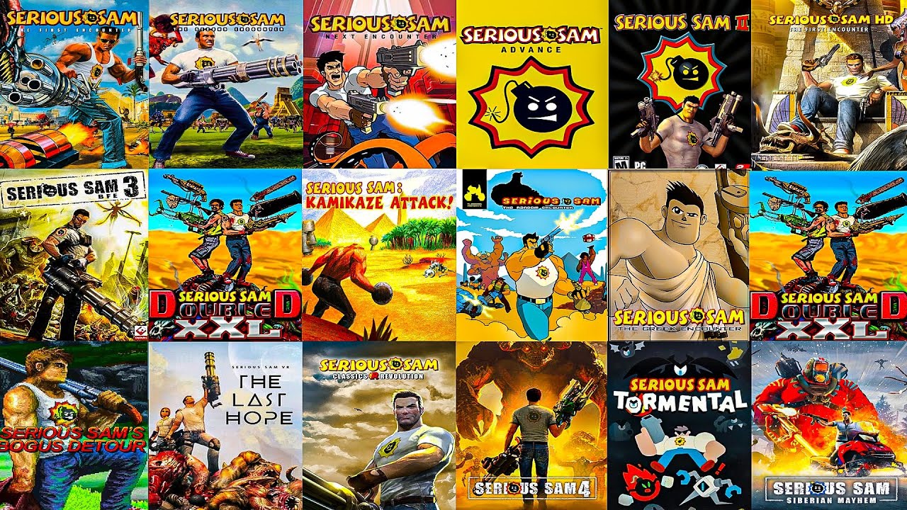 The Evolution of SERIOUS SAM Games (2001-2022)