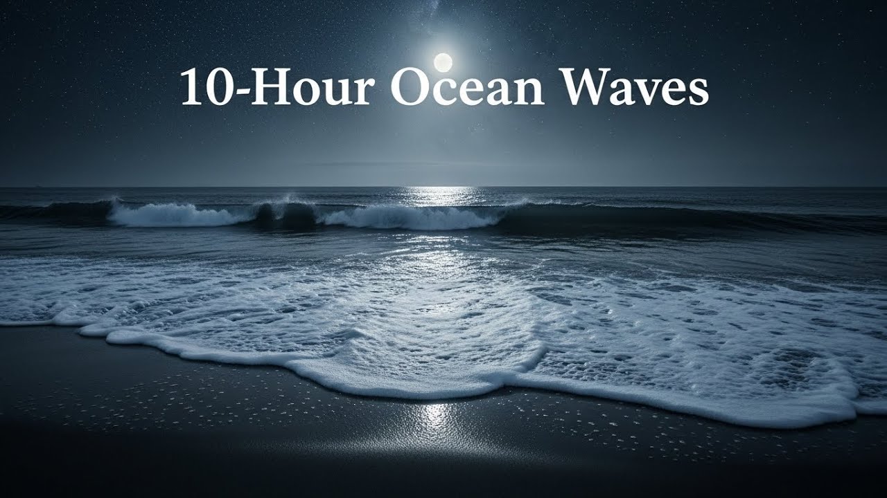 3 Minute to 10 Hour Ocean White Noise for Anxiety, Stress , & Deep Sleep