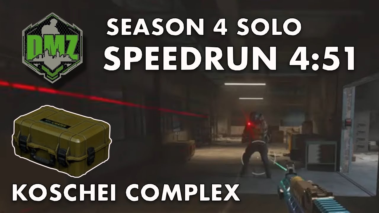 Koschei Weapon Case SPEEDRUN for season 4 DMZ Warzone