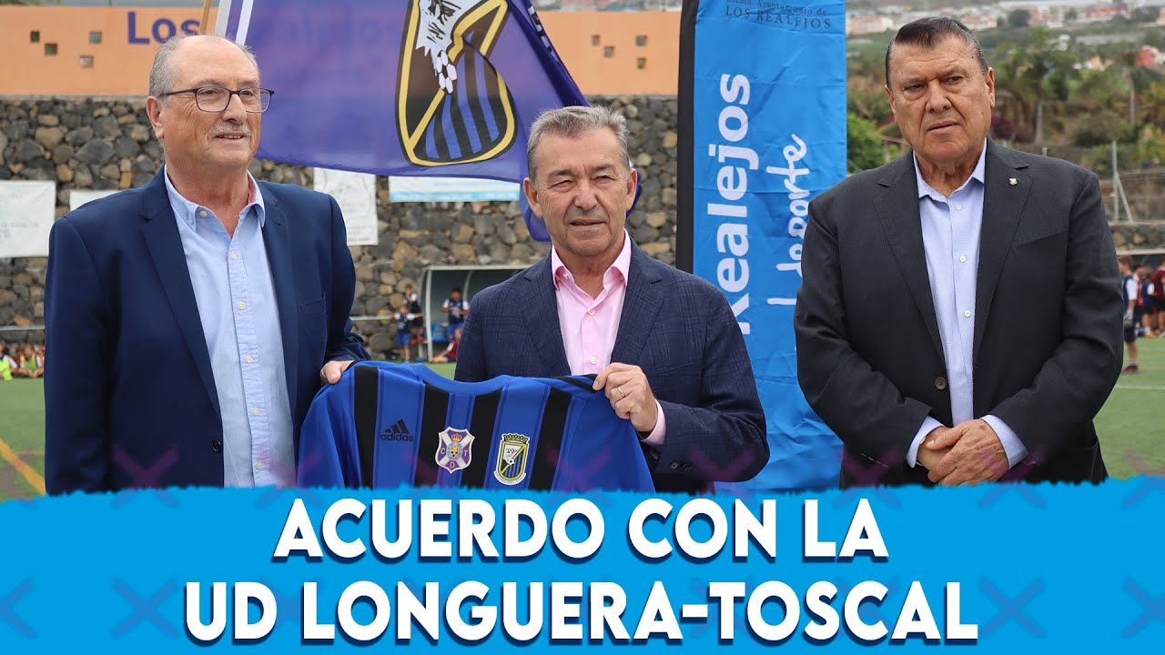 CD Tenerife I El CD Tenerife y la UD Longuera-Toscal sellan su acuerdo de colaboración
