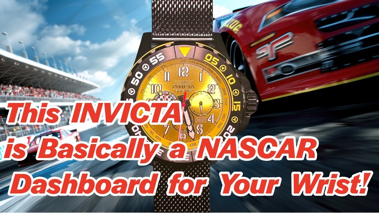 This INVICTA is Basically a NASCAR Dashboard for Your Wrist! #invicta #watchreview #nascar