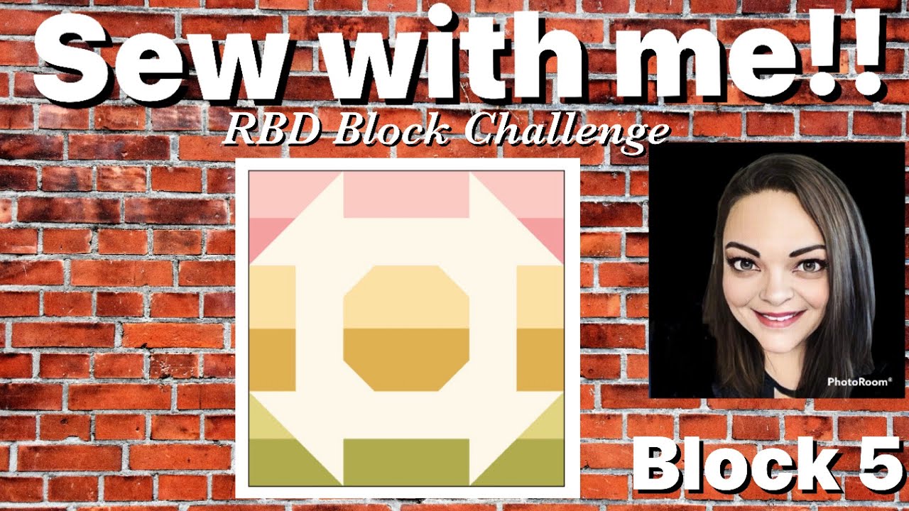 Sew with me! 2026 Riley  Blake  Designs Block Challenge - Block 5 - Ombré Churn Dash  