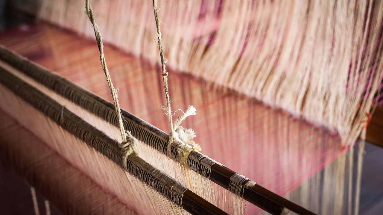 Fine Weaving Technique ।। Watermark Weaving in a Jacquard Loom