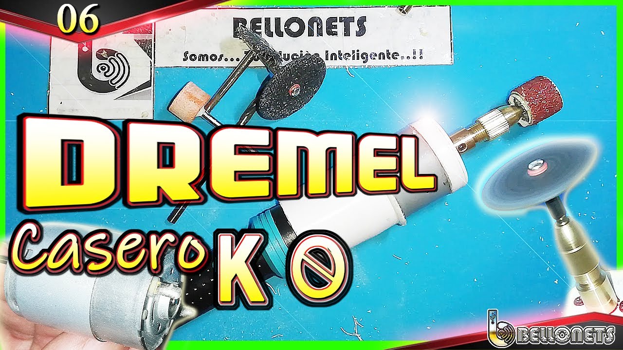 👨‍🔧 DREMEL MOTOTOOL Casero K 0 Muy Facil con un motor de Impresora │ @BELLONETS