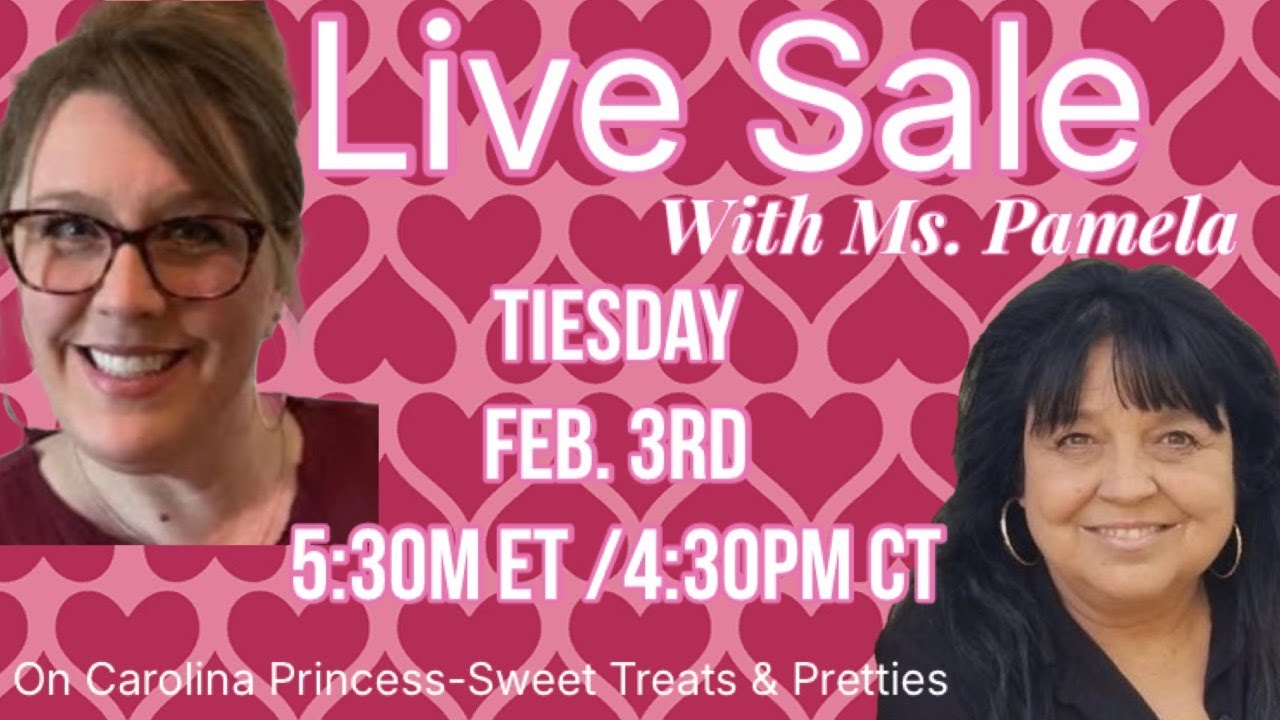 Vintage Variety Live Sale With Ms. Pam!